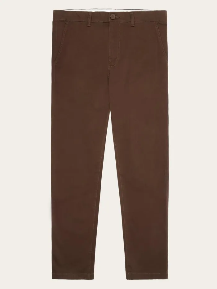 KnowledgeCotton Apparel Pants LUCA Slim Twill Chino Pants Demitasse brown 8211 Men KnowledgeCotton Apparel Pants LUCA Slim Twill Chino Pants Demitasse brown 8211 Men