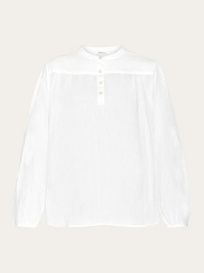 KnowledgeCotton Apparel Shirts Ashape Stripe Structure Shirt Gotsvegan 8211 Women KnowledgeCotton Apparel Shirts Ashape Stripe Structure Shirt Gotsvegan 8211 Women