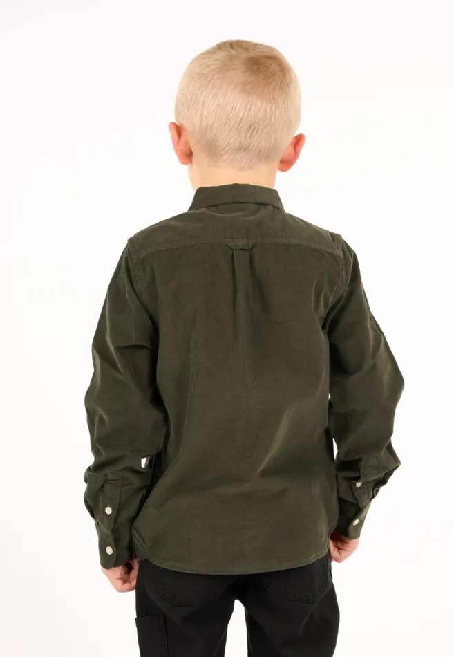 KnowledgeCotton Apparel Shirts Corduroy Shirt Forrest Night 8211 Kids KnowledgeCotton Apparel Shirts Corduroy Shirt Forrest Night 8211 Kids