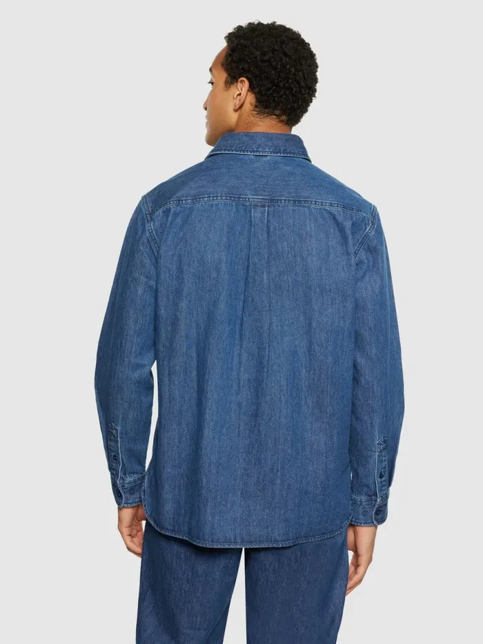 KnowledgeCotton Apparel Shirts Organic Cotton Natural Indigo Denim Shirt GOTS Dark Blue Denim 8211 Men KnowledgeCotton Apparel Shirts Organic Cotton Natural Indigo Denim Shirt GOTS Dark Blue Denim 8211 Men