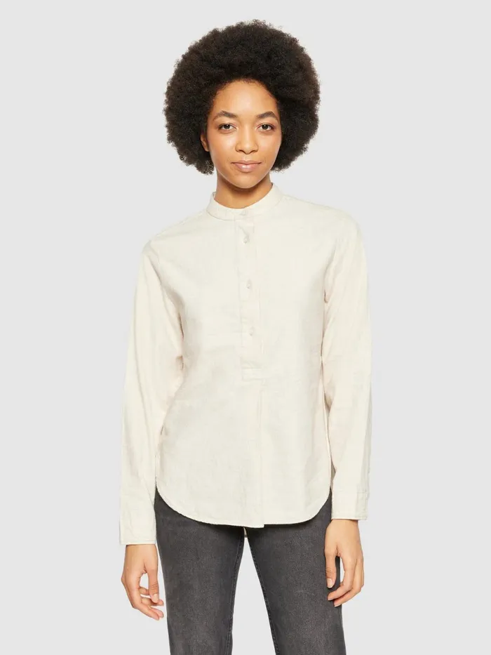 KnowledgeCotton Apparel Shirts Solid Flannel Tunic Shirt Gotsvegan 8211 Women KnowledgeCotton Apparel Shirts Solid Flannel Tunic Shirt Gotsvegan 8211 Women