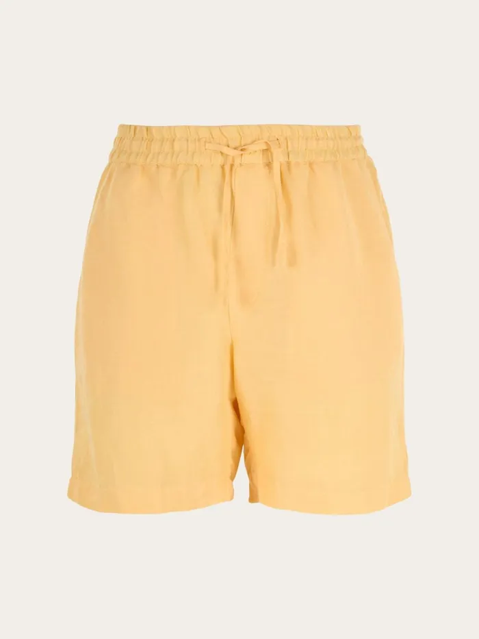 KnowledgeCotton Apparel Shorts POSEY Linen Mix Elastic Waist Shorts Impala 8211 Women KnowledgeCotton Apparel Shorts POSEY Linen Mix Elastic Waist Shorts Impala 8211 Women