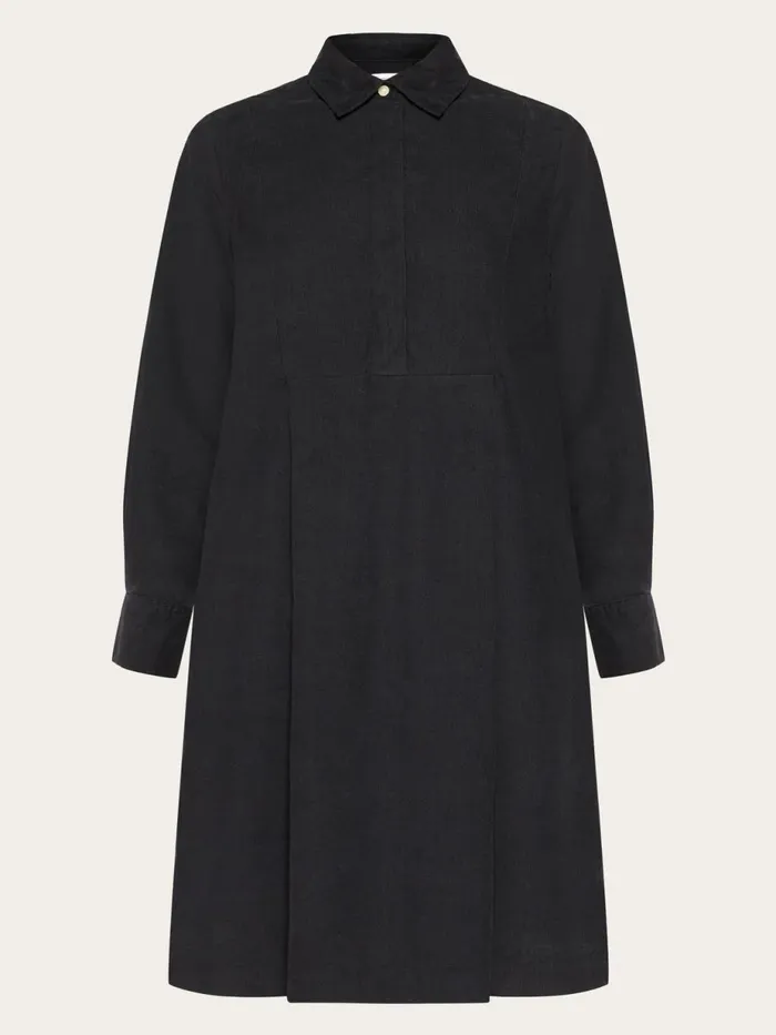 KnowledgeCotton Apparel Skirts And Dresses Baby Corduroy Mid Length Shirt Dress Gotsvegan 8211 Women