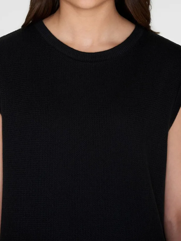 KnowledgeCotton Apparel Skirts And Dresses Racking Stich Mid Lenght Dress GOTSVegan Black Jet 8211 Women KnowledgeCotton Apparel Skirts And Dresses Racking Stich Mid Lenght Dress GOTSVegan Black Jet 8211 Women