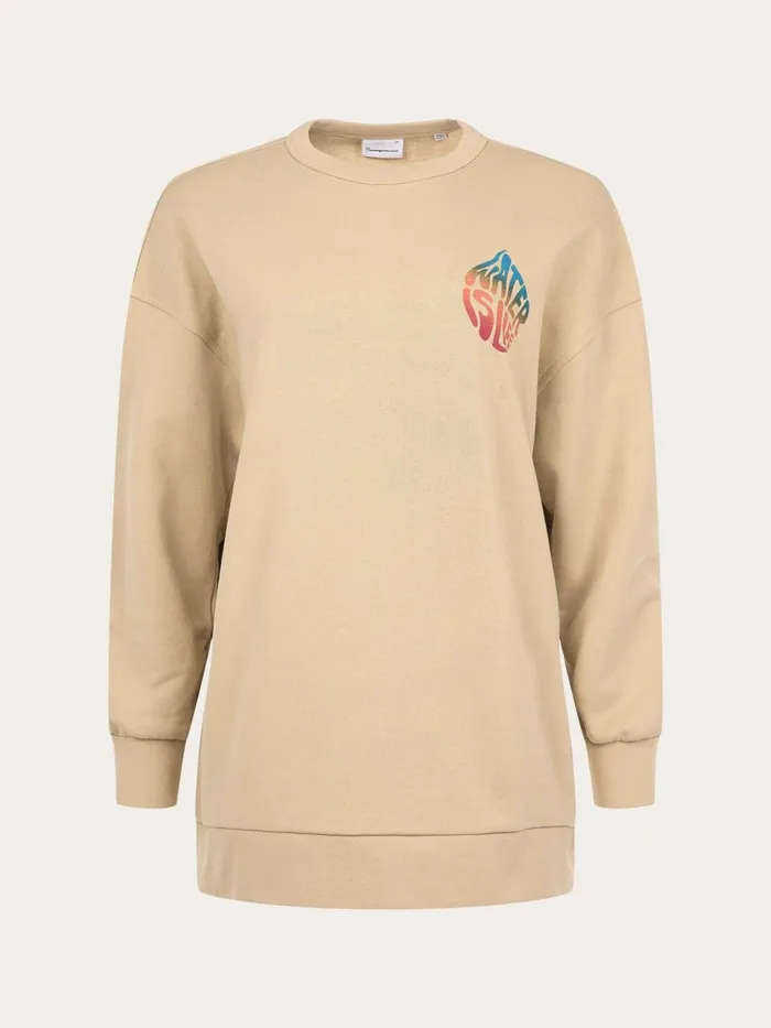 KnowledgeCotton Apparel Sweatshirts WATERAID Oversize Crew Neck Sweat Safari 8211 Women KnowledgeCotton Apparel Sweatshirts WATERAID Oversize Crew Neck Sweat Safari 8211 Women