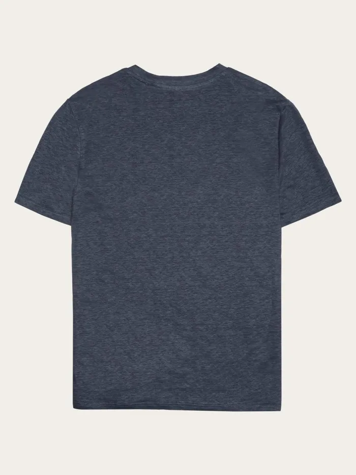 KnowledgeCotton Apparel TShirts Linen Tshirt Vintage Indigo 8211 Men KnowledgeCotton Apparel TShirts Linen Tshirt Vintage Indigo 8211 Men