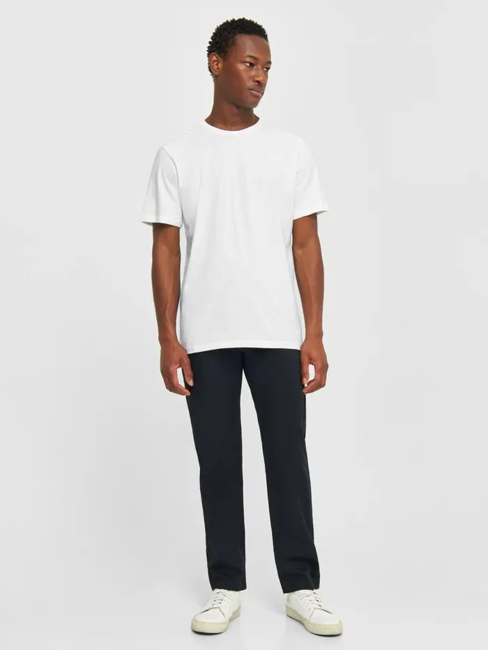 KnowledgeCotton Apparel TShirts Regular Fit Basic Tee Bright White 8211 Men KnowledgeCotton Apparel TShirts Regular Fit Basic Tee Bright White 8211 Men