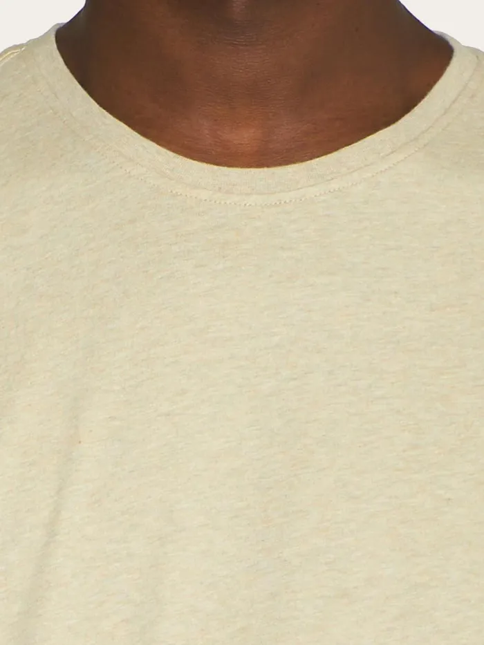 KnowledgeCotton Apparel TShirts Regular Fit Basic Tee Safari Melange 8211 Men KnowledgeCotton Apparel TShirts Regular Fit Basic Tee Safari Melange 8211 Men