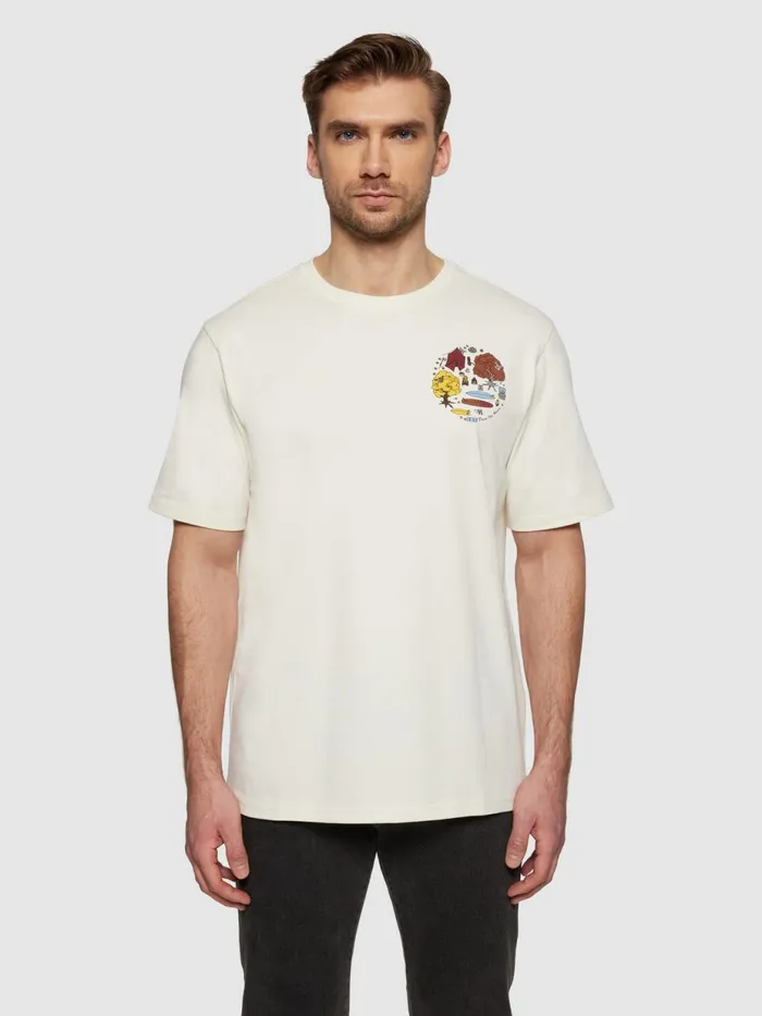 KnowledgeCotton Apparel TShirts Regular Fit Print Tshirt Gotsvegan 8211 Men KnowledgeCotton Apparel TShirts Regular Fit Print Tshirt Gotsvegan 8211 Men