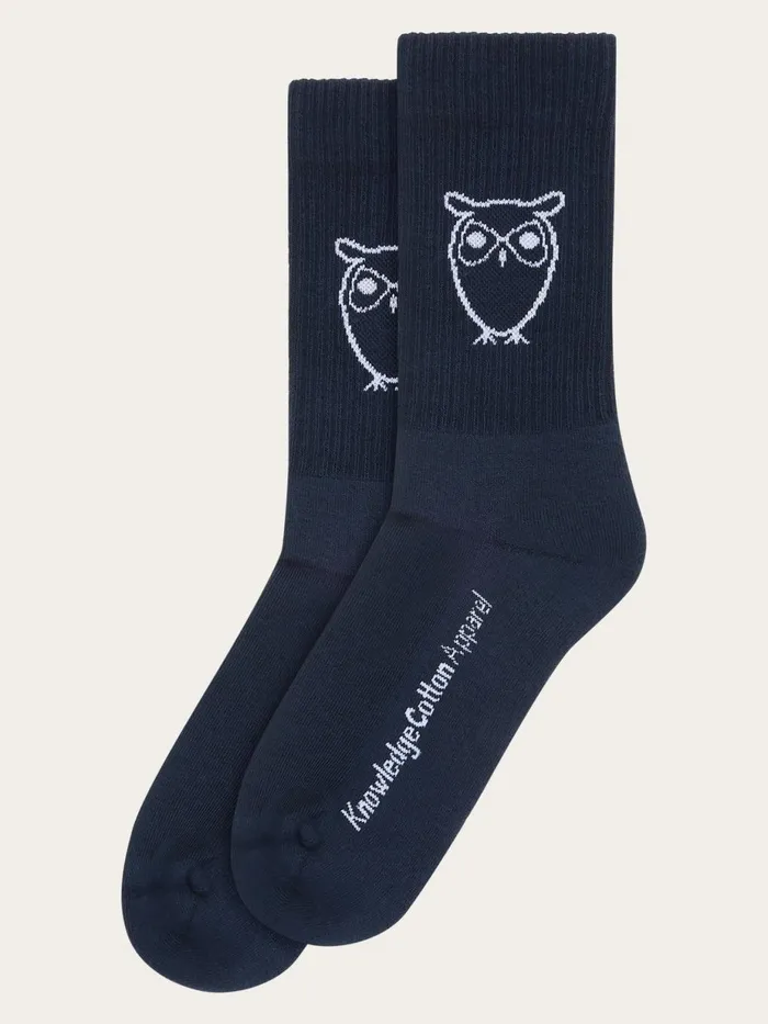 KnowledgeCotton Apparel Underwear And Socks 1pack Tennis Sock Total Eclipse 8211 Men