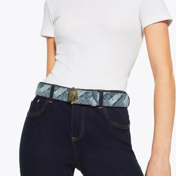 Kurt Geiger Belts Kensington Belt Denim 8211 Women