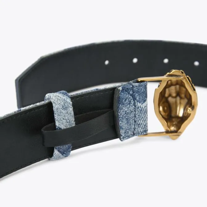 Kurt Geiger Belts Kensington Belt Denim 8211 Women