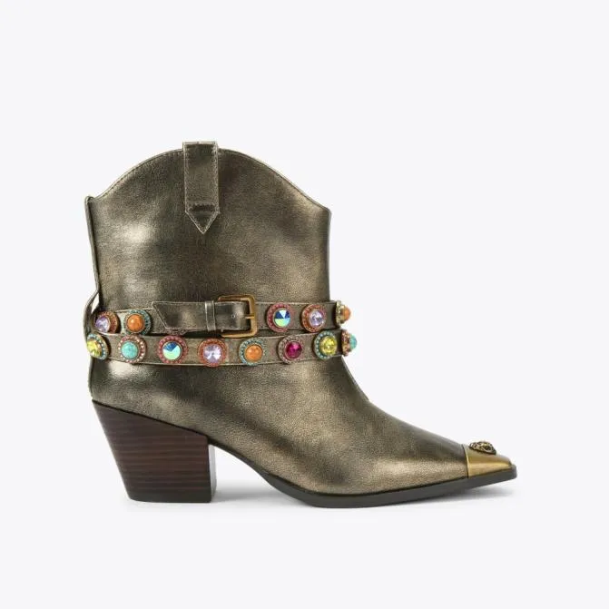 Kurt Geiger Boots Regent Bootie Bronze Combination 8211 Women