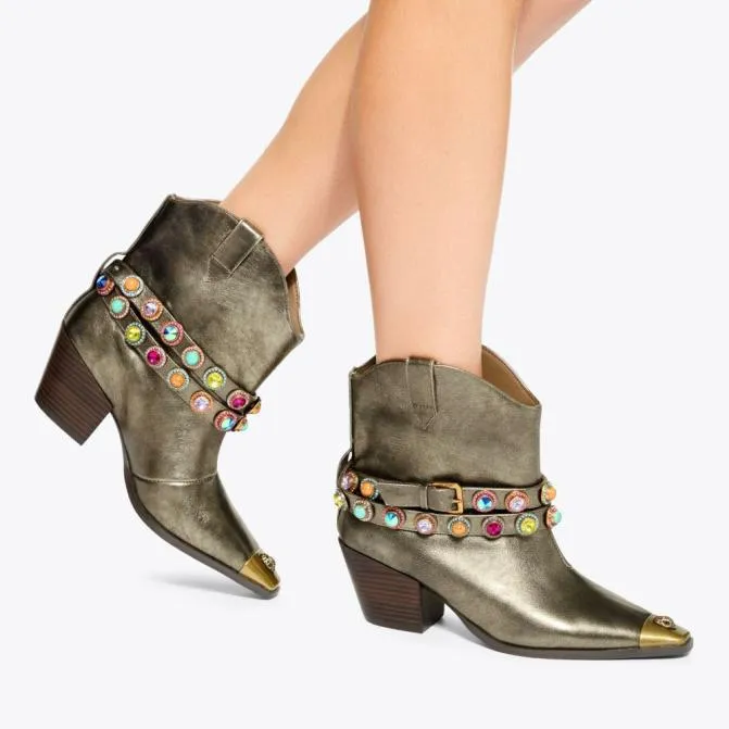 Kurt Geiger Boots Regent Bootie Bronze Combination 8211 Women