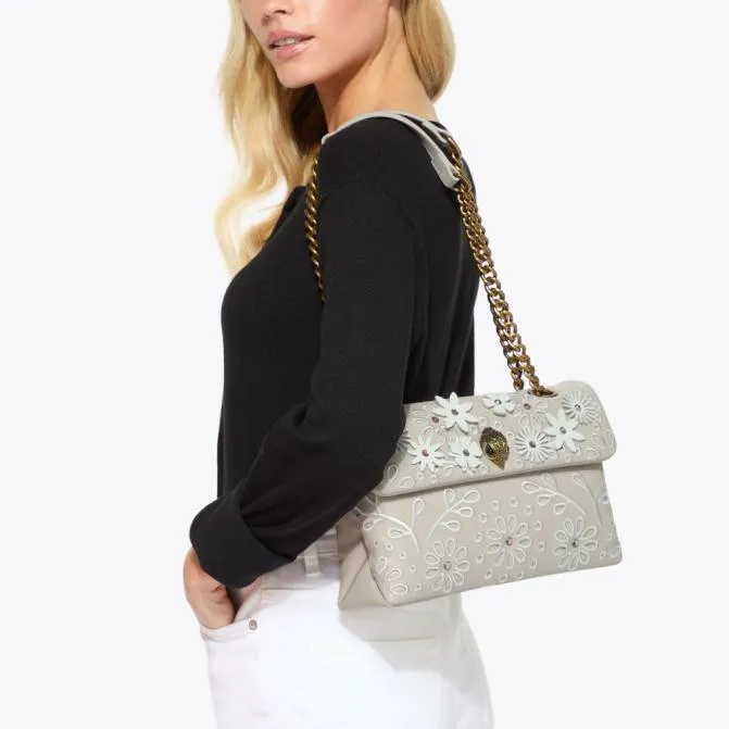 Kurt Geiger Crossbody Bags Kensington Bag Flower Bone 8211 Women