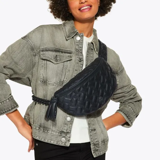 Kurt Geiger Crossbody Bags Kensington Drench Belt Bag Black 8211 Women