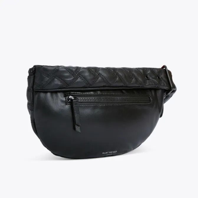 Kurt Geiger Crossbody Bags Kensington Drench Belt Bag Black 8211 Women