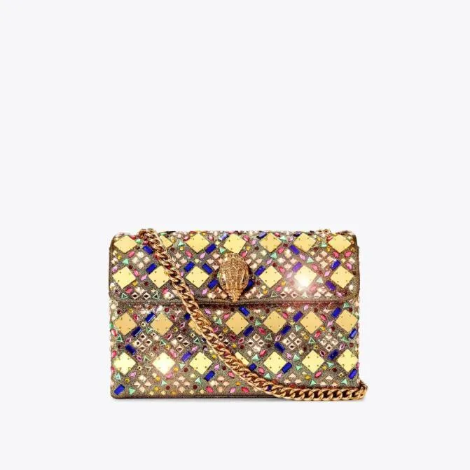 Kurt Geiger Crossbody Bags Medium Kensington Bag Gold Combination 8211 Women
