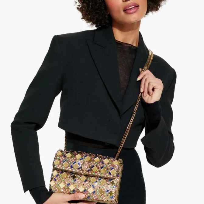 Kurt Geiger Crossbody Bags Medium Kensington Bag Gold Combination 8211 Women