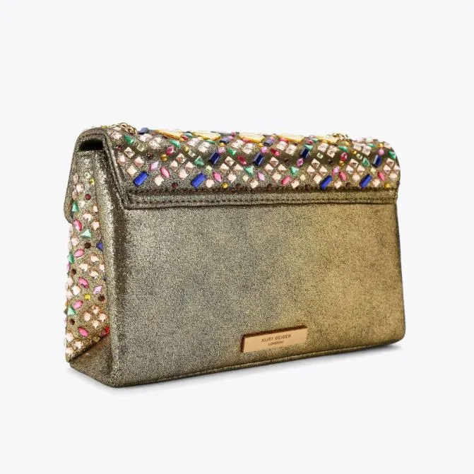 Kurt Geiger Crossbody Bags Medium Kensington Bag Gold Combination 8211 Women