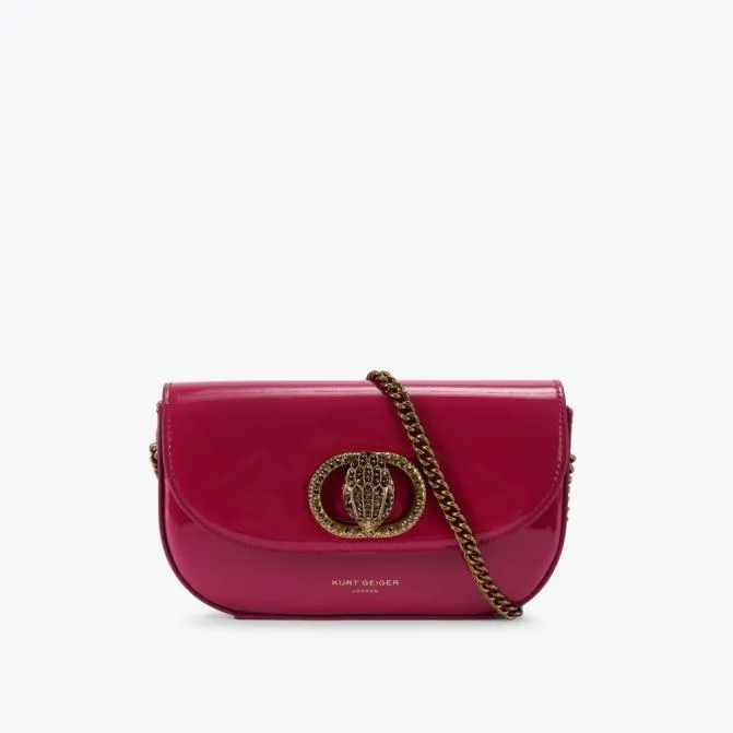 Kurt Geiger Crossbody Bags Small Chelsea Cross Body Bag Fushia 8211 Women