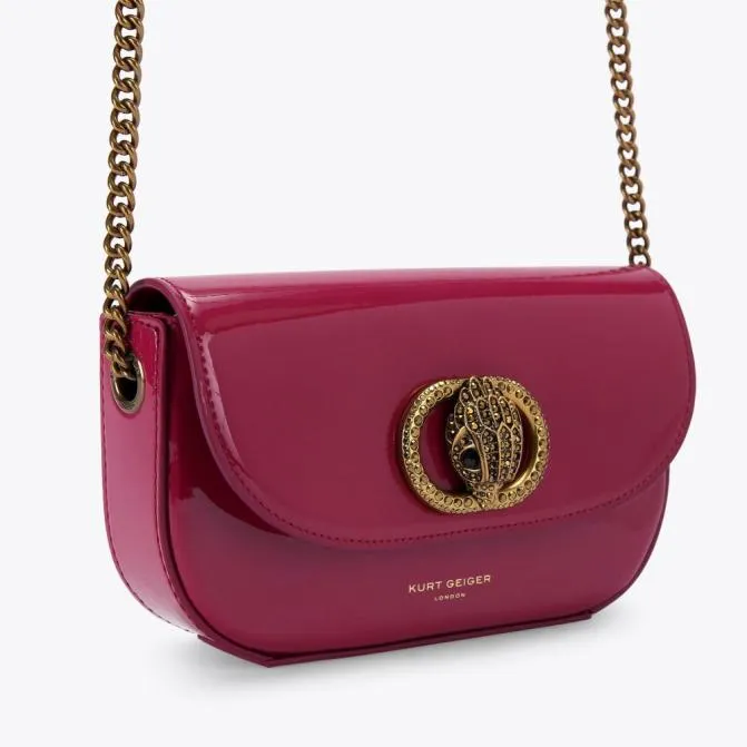 Kurt Geiger Crossbody Bags Small Chelsea Cross Body Bag Fushia 8211 Women