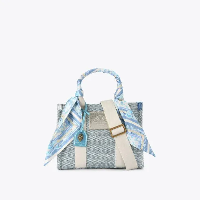 Kurt Geiger Crossbody Bags Small Southbank Tote Bag Blue Pale Combination 8211 Women
