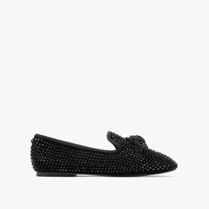 Kurt Geiger Flats Kensington Eagle Loafer Black 8211 Women