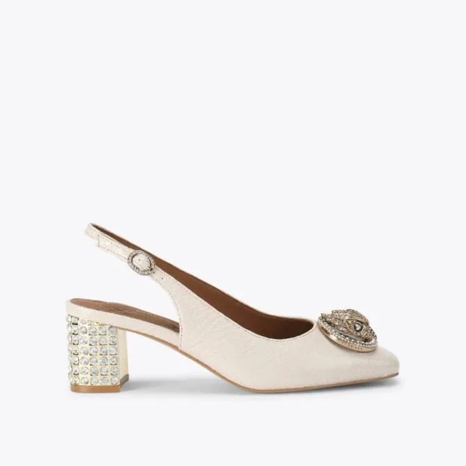 Kurt Geiger Heels Chelsea Block Slingback Heel Blush 8211 Women