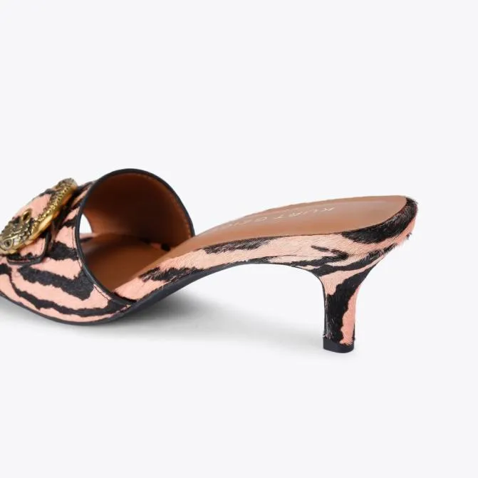 Kurt Geiger Heels Mayfair Mid Mule Heel Pink Combination 8211 Women
