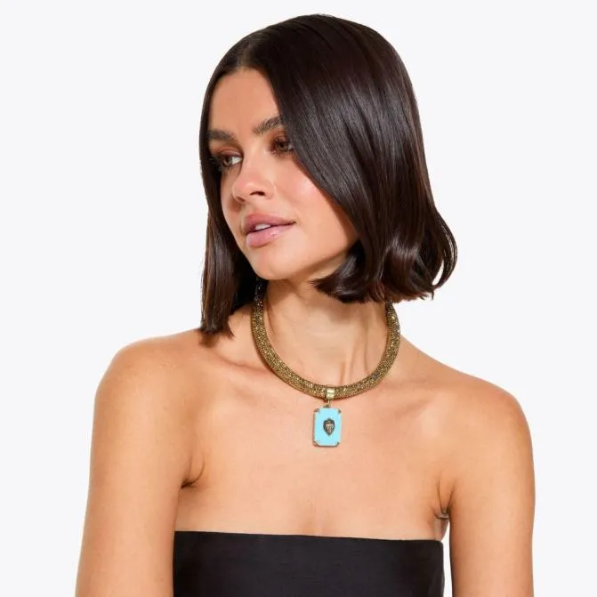 Kurt Geiger Jewelry Crystal Rope Necklace Turquoise 8211 Women Kurt Geiger Jewelry Crystal Rope Necklace Turquoise 8211 Women