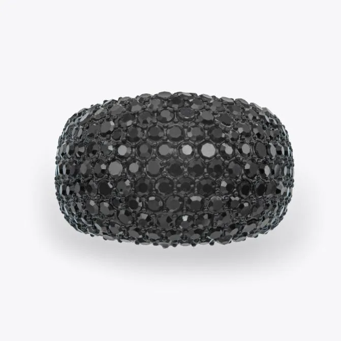 Kurt Geiger Jewelry Pave Dome Ring Black 8211 Women