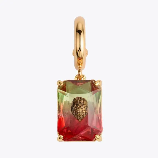 Kurt Geiger Jewelry Pave Strawberry Huggie Earrings Red 8211 Women