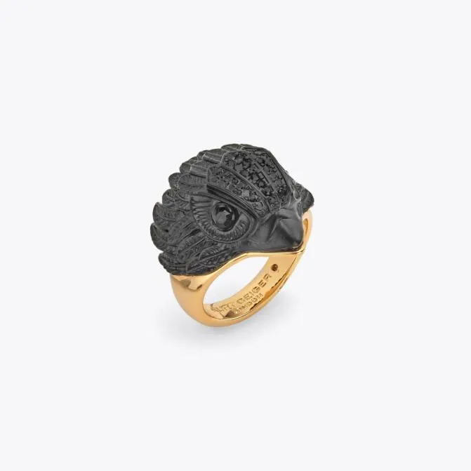 Kurt Geiger Jewelry Small Pave Eagle Ring Gold Combination 8211 Women