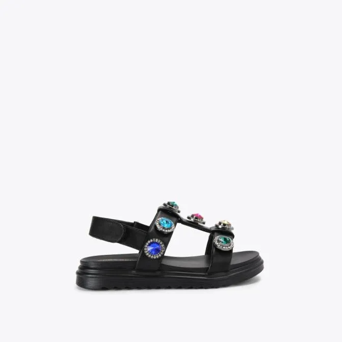 Kurt Geiger Kids Kids Mini Orson Sandal Black Combination 8211 Women