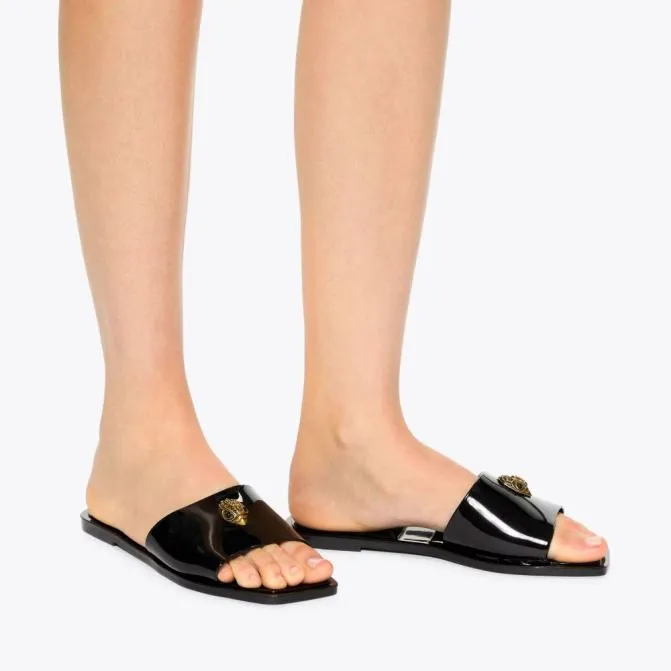 Kurt Geiger Sandals Kensington Flat Jelly Sandal Black 8211 Women