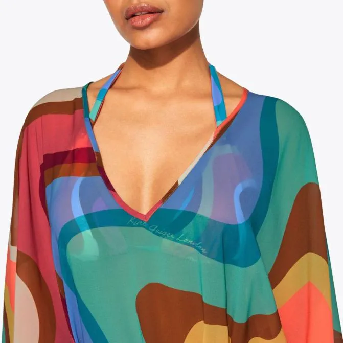 Kurt Geiger Swim Kensington Kaftan Mid Brown 8211 Women