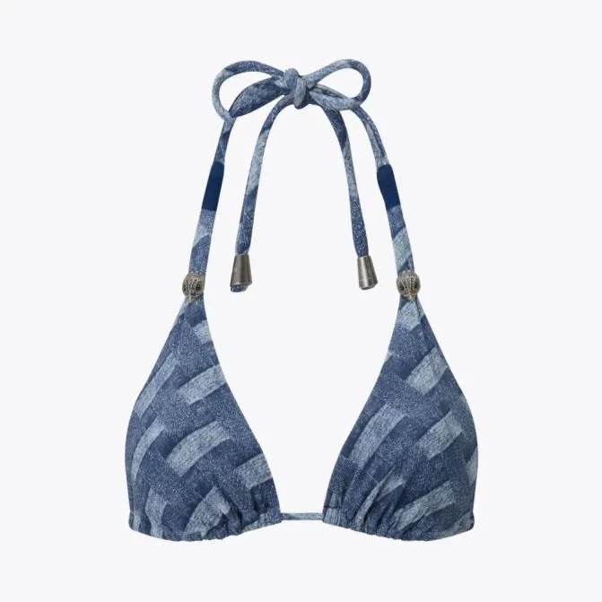 Kurt Geiger Swim Kensington Triangle Top Denim 8211 Women