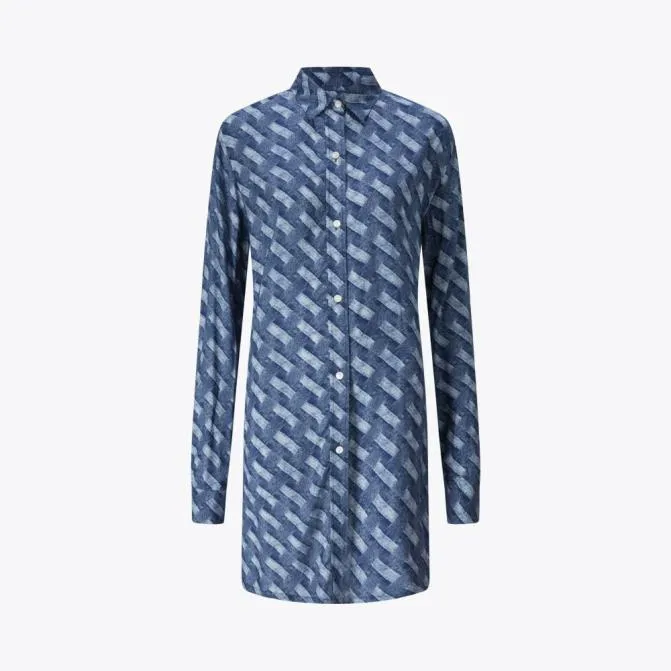 Kurt Geiger Swim Resort Shirt Dress Denim 8211 Women