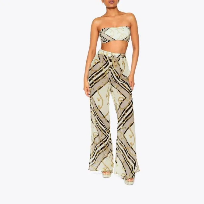 Kurt Geiger Swim Resort Trousers Beige Combination 8211 Women