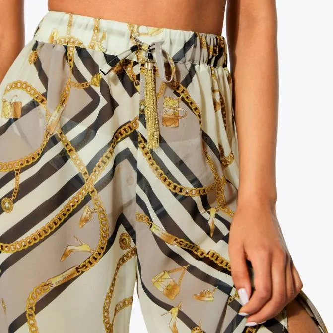 Kurt Geiger Swim Resort Trousers Beige Combination 8211 Women