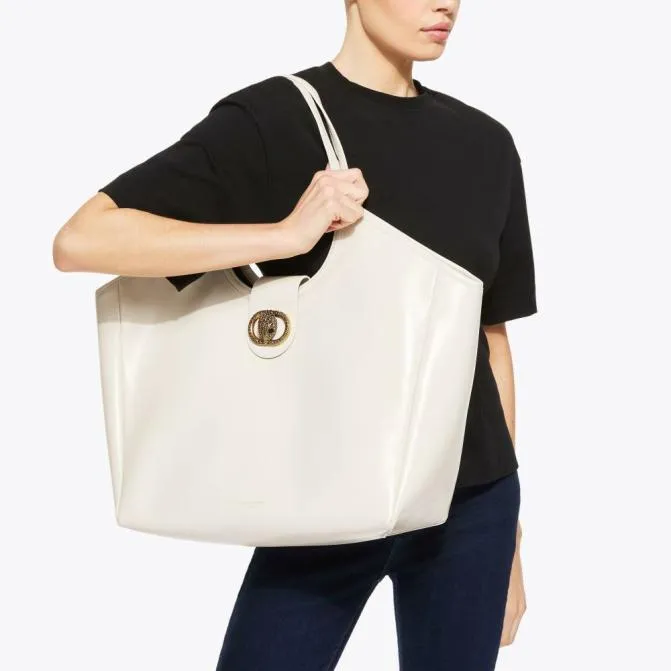 Kurt Geiger Tote Bags Large Chelsea Tote Bag Bone 8211 Women