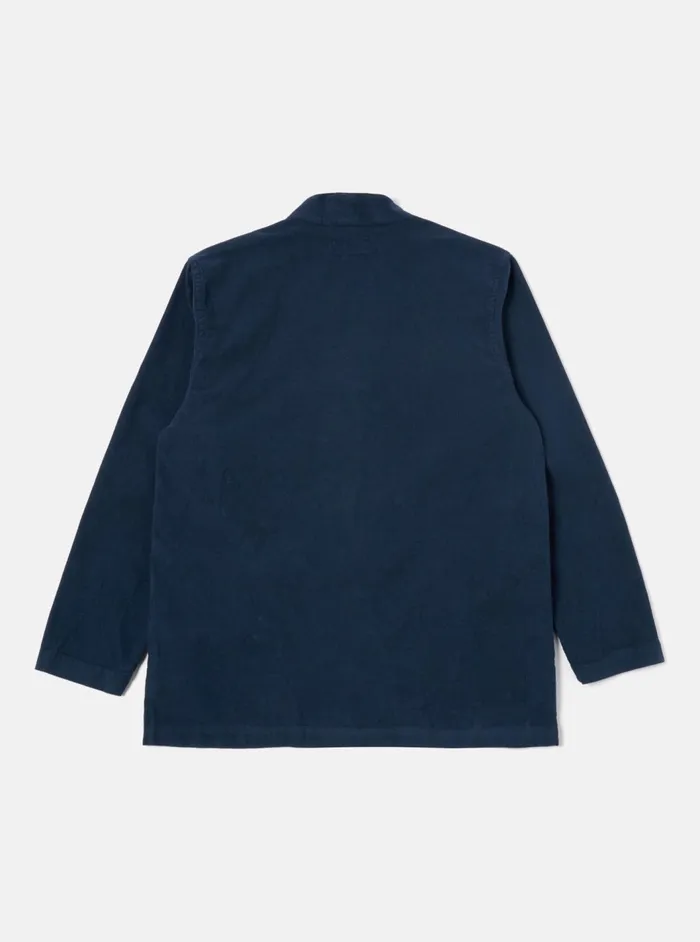 Kyoto Work Jacket In Navy Fine Cord Men Universal Works Overshirts