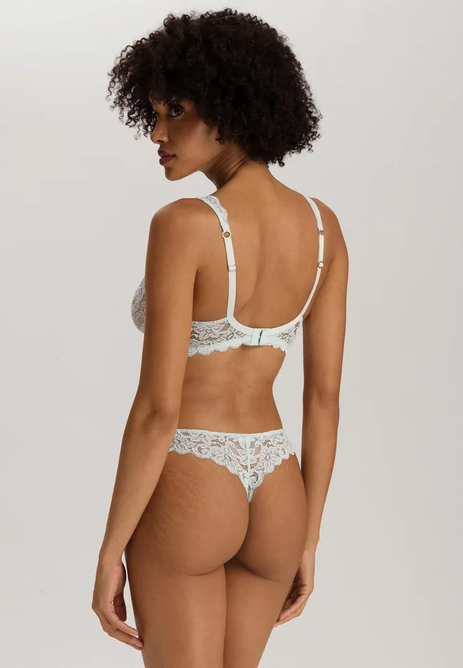 Lace Soft Cup Bra Vapor Women HANRO Wireless Bras