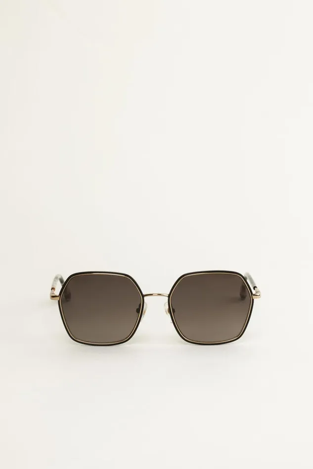 LeaHexagonal Sunglasses Shoes and Accessories Baandsh Eyewear