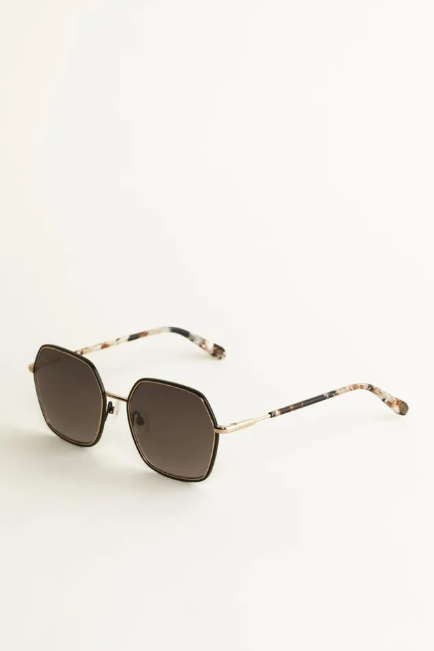 LeaHexagonal Sunglasses Shoes and Accessories Baandsh Eyewear