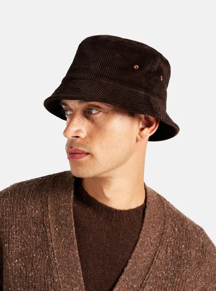 Lewis Hat In Brown Brisbane Cord Men Universal Works Hats
