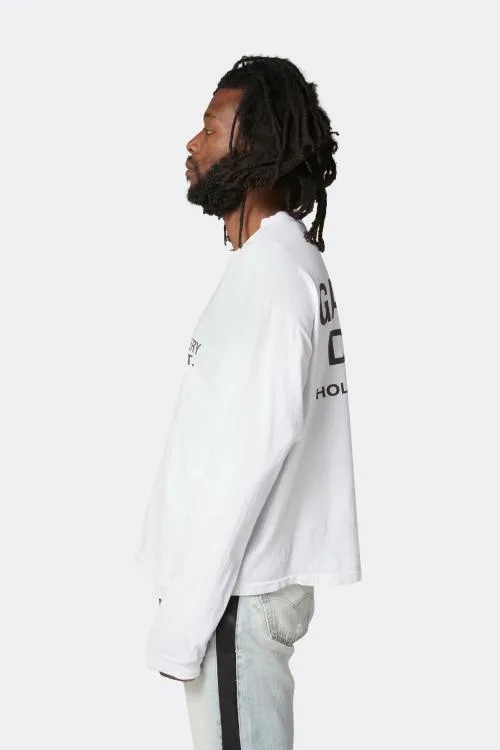 Long Sleeve Men Gallery Dept SOUVENIR LS TEE White