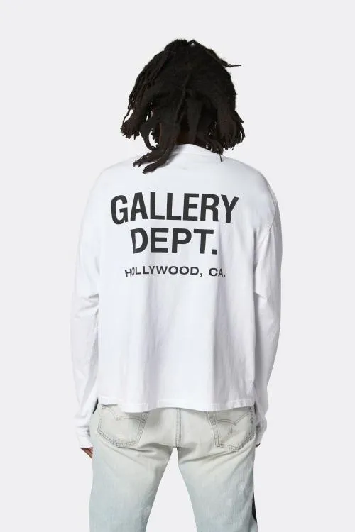 Long Sleeve Men Gallery Dept SOUVENIR LS TEE White