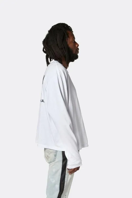 Long Sleeve Men Gallery Dept SOUVENIR LS TEE White